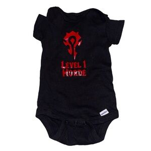 Gerber World of Warcraft Cosplay Gaming Baby Onesie - 3-6M